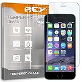 REY Bildschirmschutz aus gehärtetem Glas für iPhone 6 Plus 6S Plus 5.5', Schutzfolie, Displayschutzfolie 9H+ Härte, Anti-Kratzen-Öl-Bläschen