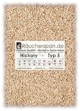 Räucherraspel Räucherchips klein für Borniak Räucherofen, Hickoryholz Typ 5 (2kg entspricht etwa 8 Liter)