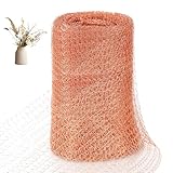 OFFCUP Kupferband Gegen Schnecken 12.7cmx12m, Kupfernetz Schneckenzaun Kupfergeflecht Schneckenschutz Kupferdraht Gartennetz für Garten Schneckenabwehr Hochbeet, Mäuse Abwehr