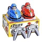 Generisch Ferngesteuertes Autoscooter-Spielzeug – RC-Autoscooter-Spielzeug mit Lichtern und Sound, RC-Autoscooter-Cartoon-Kampfauto-Spielzeug | Battle RC-Rennwagen-Set