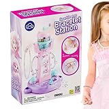 Générique Set zur Herstellung von Armbändern für Mädchen, Perlenmaschinen, für 3 Jahre und mehr, kreatives Geschenk