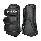 HV Polo Dressurgamasche Joelle Kunstleder - Sommerkollektion 2018 (M, Schwarz)