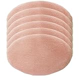 YDIJFLL Rund Sitzkissen Gartenstuhl Stuhl für Bürostuhl, Stuhlkissen Stuhl Sitzpolster Bezug Sitzauflage Plüschkissen Bodenkissen für Büro Auto Hause Schule(Size:40cm(6pcs),Color:A)
