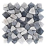 Mosaikfliesen Naturstein - M-008 - Marmor Mosaik Bruchsteinmosaik Natursteinfliesen - Fliesen Lager Verkauf Stein-Mosaik Herne NRW