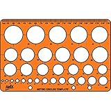 Spiralkreis-Schablone H67010 Kreisschablone Orange (Translucent Orange)
