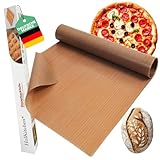 Dauerbackfolie Rolle - Premium Wiederverwendbares Backpapier - Dauerbackmatte - Hitzebeständig, Zuschneidbar, Antihaftbeschichtet, Spülmaschinenfest (Rolle 220x40 cm)