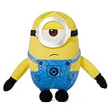 MINISO Minions Kuscheltier 20cm, Stuart Kuscheltier Plüschtier Klein, Weiche Stuart Kuscheltier für Kinder, Gelb Kuscheltier Minion Plüschtier für Mädchen Jungen Geeignet Geburtstag Geschenk