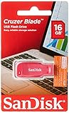 SanDisk SDCZ50C-016G-B35PE 16 GB Cruzer Blade USB Flash Drive - Electric Pink