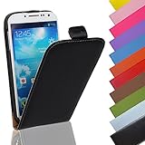 Eximmobile - Flip Case Handytasche für HTC One (M8) in Schwarz | Kunstledertasche HTC One (M8) Handyhülle | Schutzhülle aus Kunstleder | Cover Tasche | Etui Hülle in Kunstleder