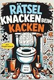 Rätsel knacken beim Kacken: Der ideale Begleiter fürs stille Örtchen – vollgepackt mit kniffligen Rätseln und humorvollen Sprüchen - inkl. ... zum Erlebnis | Beliebtes Geschenk für Männer