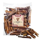 DIBO Ochsen-Ziemer, 12cm, 1.000g-Beutel, Naturkau-Snack oder Leckerli für Zwischendurch, Hundefutter, Qualitätskauartikel ohne Chemie 1 kg