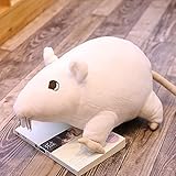 20-60cm Maus Super süße Plüschmaus Plüschpuppe Gefüllte Ratte Plüschtier Spielzeug für Kinder Geschenk Dekor-60cm,Weiß