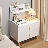 Nachttisch für Schlafzimmer Aufbewahrung, Nachttisch mit Schublade, Mehrzweck-Seitenschrank für Schlafzimmer und Wohnzimmer