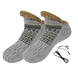 Damen Heizsocken,Warme Weihnachts-Fußbekleidung,Winter Fußwärmer | Für Weihnachten Büro Kalte Morgen Abend Entspannung Schlafzimmer Wohnzimmer Urlaub Wohnung Studierzimmer Keller