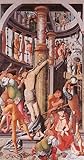 PSVDCTOO Vintage Malerei Poster Leinwand Malerei Geißelung Christi Von Jörg Ratgeb Drucke auf Leinwand für Home Dekoration 60x90cm