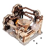 Music Park 3D Puzzle Holz Erwachsene Murmelbahn Bausatz Motorisierter Aufzug Schwerkraft Doppelspur Handmontage Denkspiel Geburtstags