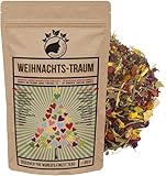 NanaNatura's WEIHNACHTS-TRAUM Tee 100g | extra-leckerer weihnachtlicher Kräutertee mit Zimt, Hagebutte & Orange | duftet & schmeckt wie Weihnachten | Weihnachtstee lose Wintertee Tee-Geschenk