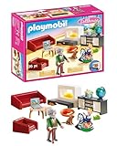 PLAYMOBIL Dollhouse 70207 Gemütliches Wohnzimmer, Mit Lichteffekt, Ab 4 Jahren