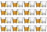JAIEF 60 ml Schnapsgläser, bleifreies Glas, klares Schnapsglas mit schwerem Boden (8 Stück)