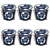 pajoma® Mini Duftkerze 6er-Set, Weihnachtsmarkt - Weihnachten Edition | 45g Wachsgewicht, Brenndauer: 10 Stunden, in edler Geschenkverpackung | Premium Qualität