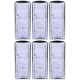 Qcwwy Aquarium-Filterkartusche, Einfach zu Installierender Aktivkohlefilter für Süßwasser- und Meeresfische, Ersatz für Außenfilter, 6 L, Verwendung in der Gartenzucht