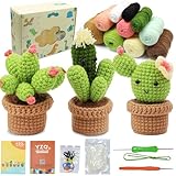 Häkelset für Anfänger, Häkeln für Anfänger, Häkelset für Tiere, Stricken für Anfänger Set, DIY Handwerkskunst mit Häkelnadeln, Garn, Häkelnadel Set, DIY Häkel Set, Häkelsets für Kinder Erwachsene