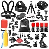 GeeKam 38 in 1 Action Kamera Zubehör Kit, Kompatibel mit GoPro Hero, DJI Osmo, AKASO EK7000, Campark, Crosstour, APEMAN, COOAU, Apexcam, SJCAM und mehr