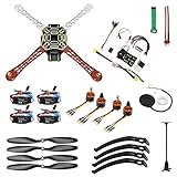 QWinOut DIY FPV Drone Quadcopter 4-axle Aircraft Kit :F450 450 Frame + PXI PX4 Flight Control + 920KV Motor + GPS + 1043 Propes + 30A ESC