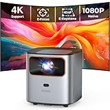 YUZINO Beamer 4K,【Elektrischer Fokus & Trapezkorrektur & Zoom】 15000L Native 1080P WiFi Bluetooth Projektor, Mini Projektor Heimkino Outdoor Beamer für Handy mit TV-Stick Smartphone Laptop