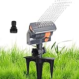| Upgrade-Rasensprinkler, Bewässerungshebel, automatisches Bewässerungssystem für den Außenbereich, Hof, Hinterhof, Gras, Blumen, Pflanzen, Strauch