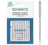 SCHMETZ | 10 Nähmaschinennadeln | Universal | 130/705 H | Nadeldicke 80/12 | auf jeder gängigen Haushaltsnähmaschine einsetzbar
