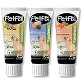 PetPäl Hunde Leberwurst “TuboSnack“ Probierangebot - Premium Leckerli aus der Tube - Ohne Getreide, Salz, Zucker - 3 leckere Sorten - Ideal auch für Welpen - Hunde Snack Made in Germany - Probierset