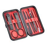 HAPINARY 1 Satz Nagelknipser Nagelset für zu Hause Körperpflege Männer Bausatz Clipper Polieren nageltrimmer nail trimmer nagelschere fussnägel Nagelmaniküre aus Metall Nagelschneider Black