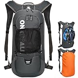 LOCAL LION Fahrradrucksack Skirucksack klein für Damen Herren 6L Ultraleicht wasserdicht zum Skifahren Radsport Camping