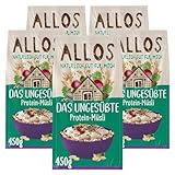 Allos Das Ungesüßte Protein-Müsli | Bio Müsli | Haferflocken | Frühstückscerealien | vegan (5 x 450g), 1 Stück (5er Pack)