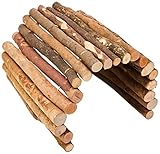 Kerbl Holzbrücke (Material Naturbelassenes Holz, L x B 50 x 30 cm, flexible Holzbrücke für Nagetiere, zahnfreundlich) 84084