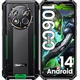 OUKITEL WP28E Outdoor Smartphone Android 14-10600mAh Outdoor Handy Ohne Vertrag, 8GB +64GB/1TB, 6,52' Smartphone mit 13MP Kamera, IP68 Wasserdicht, Dual 4G SIM Baustellenhandy/NFC/GPS/OTG/BT5.0-Grün