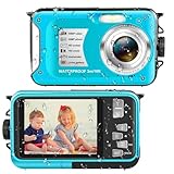 Unterwasserkamera wasserdichte Kamera mit 32GB Karte Unterwasserkamera 30MP 1080P wasserdichte Digitalkamera zum Schnorcheln 16X digitaler Zoom