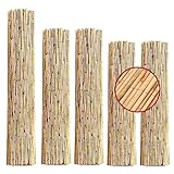 Schilfrohrmatte Sichtschutz 90x300cm für Balkon Terrasse Garten Zaun, Sichtschutzmatte Blickschutz Windschutz, Schilfrohr Schilfrohrmatte Schilfmatte Sonnenschutz, wetterfest, langlebig Natur