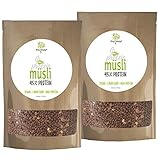 ProVista Protein Müsli 45% - Eiweiss-Muesli Low er Carb 1500g vegan (Schoko)