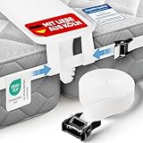 Blumtal Set Matratzenkeil Ritzenfüller 200 cm Länge inkl. Verstellbarer Spanngurtfixierung - Oeko-TEX zert. Lückenfüller Matratze - Matratzen Ritzenfüller für Jede Matratzenbreite - Bettritzenfüller