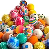 Bedwina Springbälle im Großpack – 250er-Pack (27 mm) Hi Bounce Sortiment, Bunte und kleine Gummibälle, Partygeschenke für Kinder, Preise für Schatzkisten und Goodie Bags