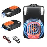 KENNEAS Ultraschall Marderschreck Auto & Haus, 12v Auto & USB Batteriebetrieben, Tiervertreiber & Marderabwehr mit LED-Blink Warnleuchten, Fest & Wechselnde Frequenz im Zyklus, Auto an/aus - 1 Stück