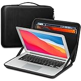 FINPAC Tasche Hülle für 13' MacBook Air M4 M3 M2 A3240 A3113 A2681 2025-2018, 14' MacBook Pro M4/M3/M2/M1 2024-2021, MacBook Pro 13 2022-2016, stoßfest Laptoptasche mit Tasche für 13' iPad Pro/Air
