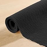 Anti Rutsch Teppichunterlage 135 x 145 cm für Schubladen Regale Tablett, Universal Teppichunterlage/Teppich Antirutschmatte für Schublade Auto Kofferraum, Schwarz