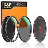 K&F Concept Filter Set,Nano X-Serie Polfilter(CPL Filter),MCUV Filter,2 Objektivdeckel& Aufbewahrungstasche,28 Schichten Antireflektierende Nanobeschichtung,HD,Wasserdicht,Kratzfest-82mm