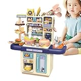 Dranng Kinderspielküche,Spielküche | Kochgeschirr Herd Kinder Rollenspielküchenzubehör | Stellen Sie Sich vor, Sie Spielen einen Kochherd, realistisches interaktives Spielzeug für den Kindertag und