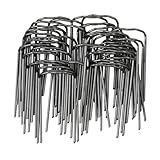 Windhager Pflanzenstecker für die Befestigung von Pflanzentrieben an Kokos-Pflanzstäben, 50 Stück, 06194, metallic