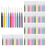 ERYUE Interdentalbürsten, 100 Stück, Buntes Zahnreinigungswerkzeug für den Familiengebrauch, Nylon-Zahnseide-Pick, Tragbare Mundpflege für Zuhause und Reisen (10 Farben)
