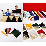 Self Adhesive Samt Floking Liner Für Schmuck Schubladen Kunsthandwerk Diy -projekt(Size:20x30cm,Color:Burgund)